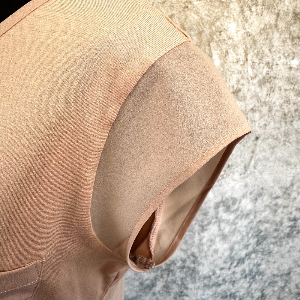 NWT Calvin Klein Blush Pink Top M - Picture 3 of 8